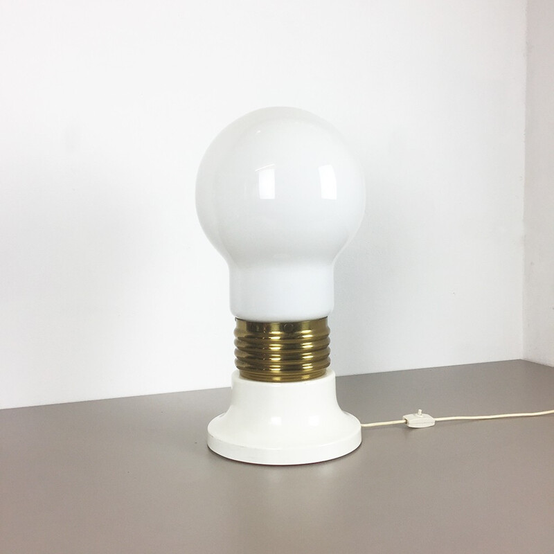 Lampada da tavolo italiana a forma di lampadina - 1970