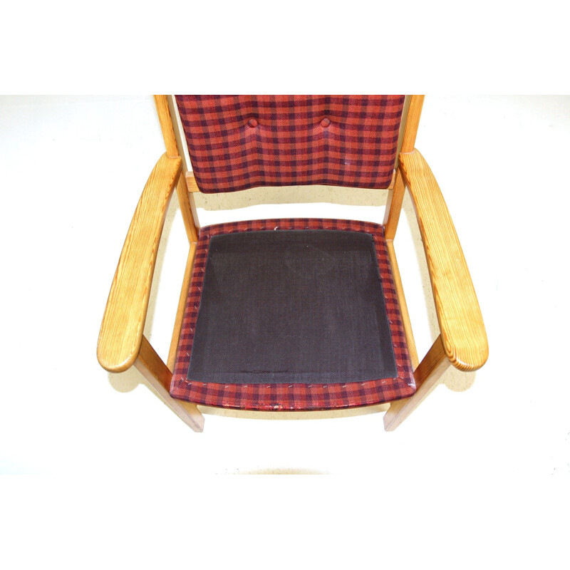 Vintage beukenhouten fauteuil van Yngve Ekström voor Stolfabrik, 1960