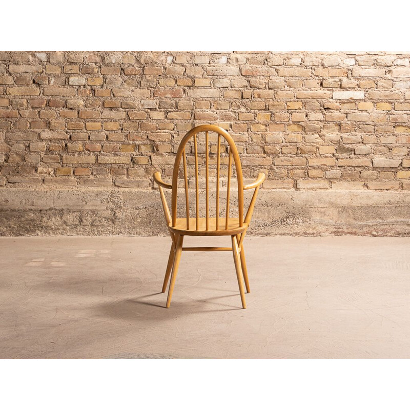 Vintage Windsor Quaker chair with arms by Lucian Ercolani for Ercol, 1960