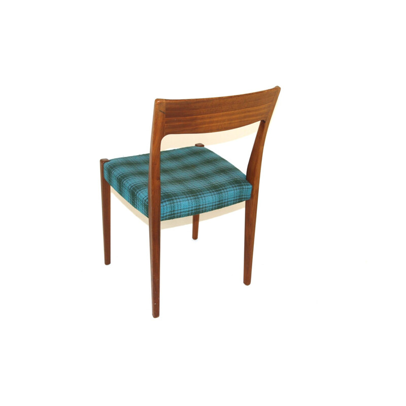 Vintage teak and fabric chair, Sweden 1960