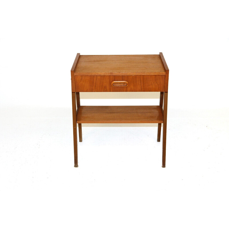 Vintage teak night stand, Sweden 1950