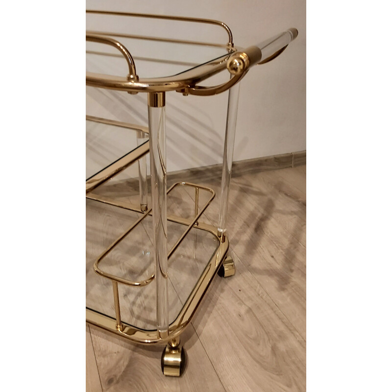 Vintage bar cart door F. Orsenigo voor Orsenigo, Italië 1980