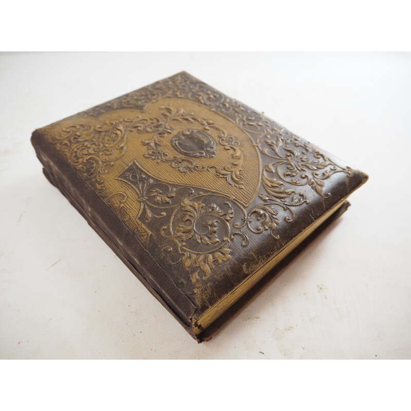 Vintage-Fotoalbum aus Leder