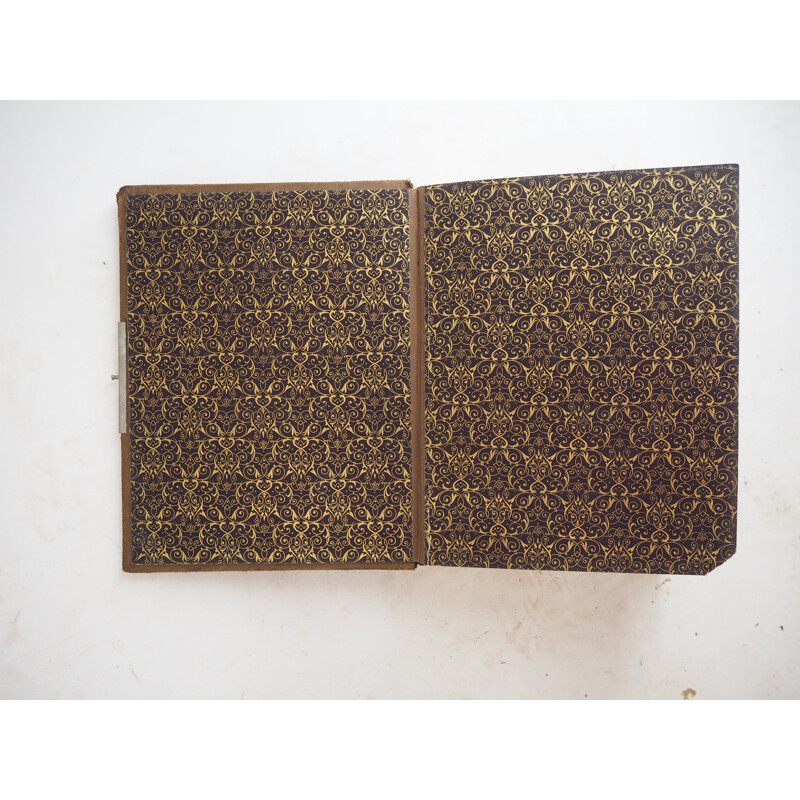 Vintage leather photo album