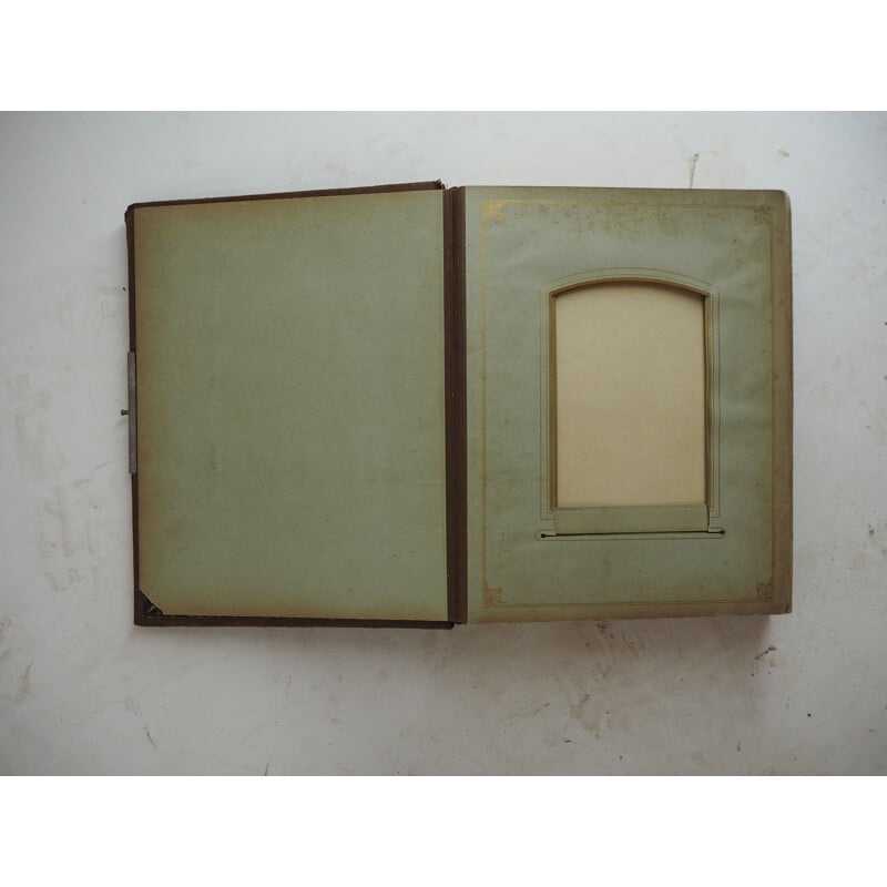 Vintage-Fotoalbum aus Leder