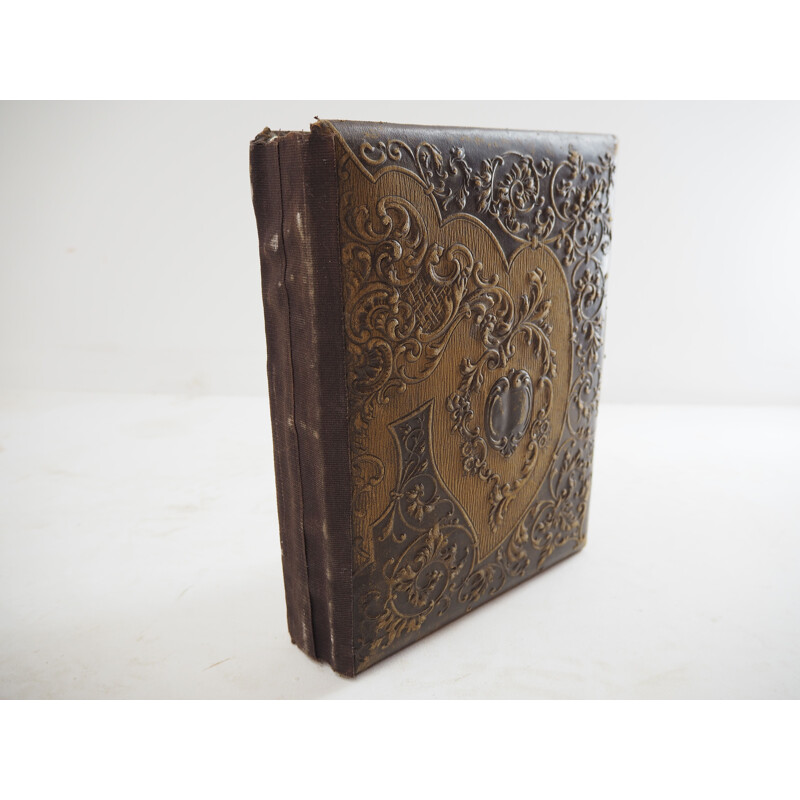 Vintage-Fotoalbum aus Leder