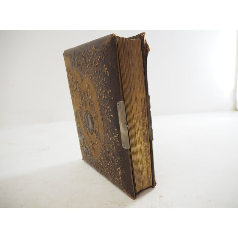 Vintage-Fotoalbum aus Leder