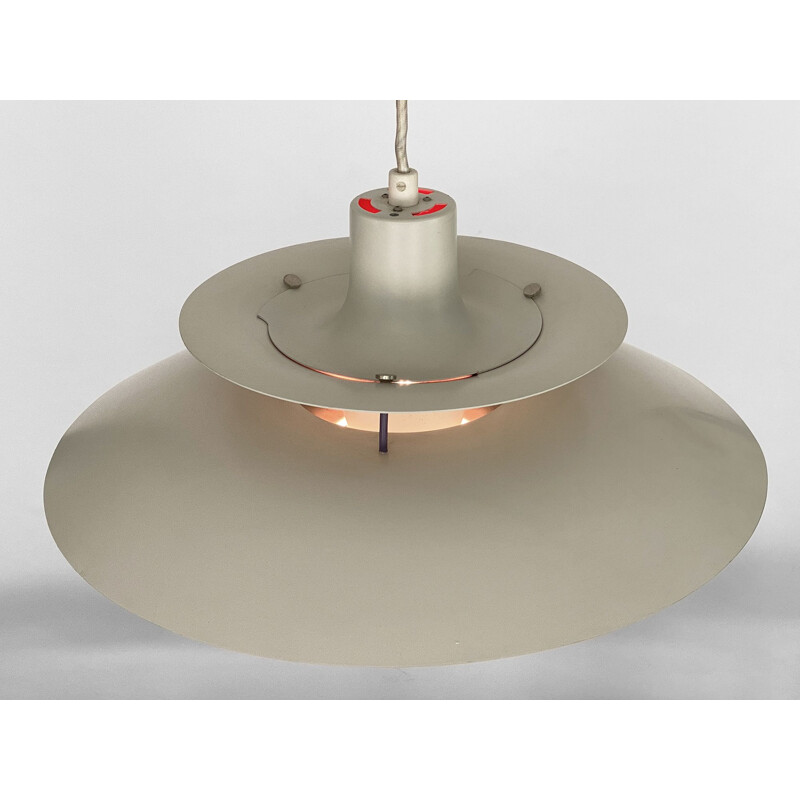 Mid century pendant lamp PH 5 by Poul Henningsen for Louis Poulsen, Denmark 1980s