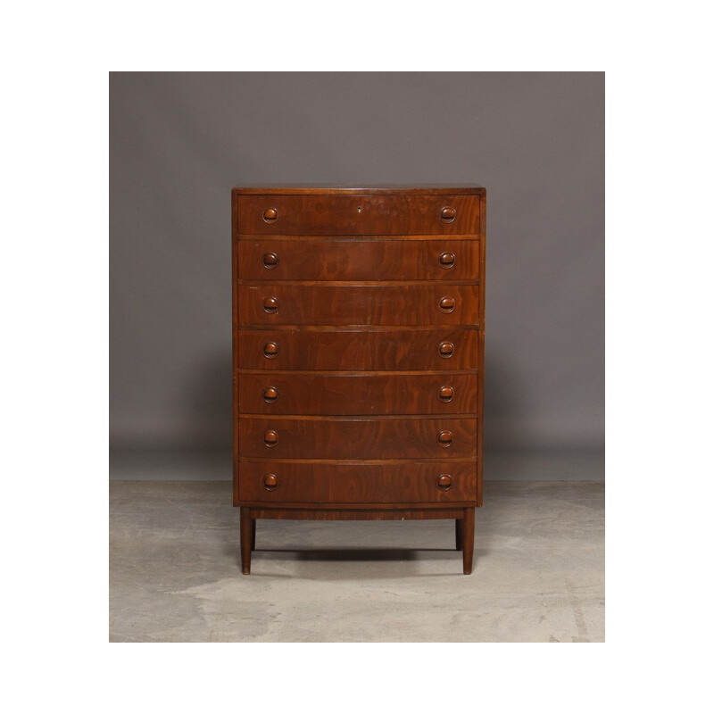 Little chest of drawers in teak wood, Kai KRISTIANSEN - 1960s