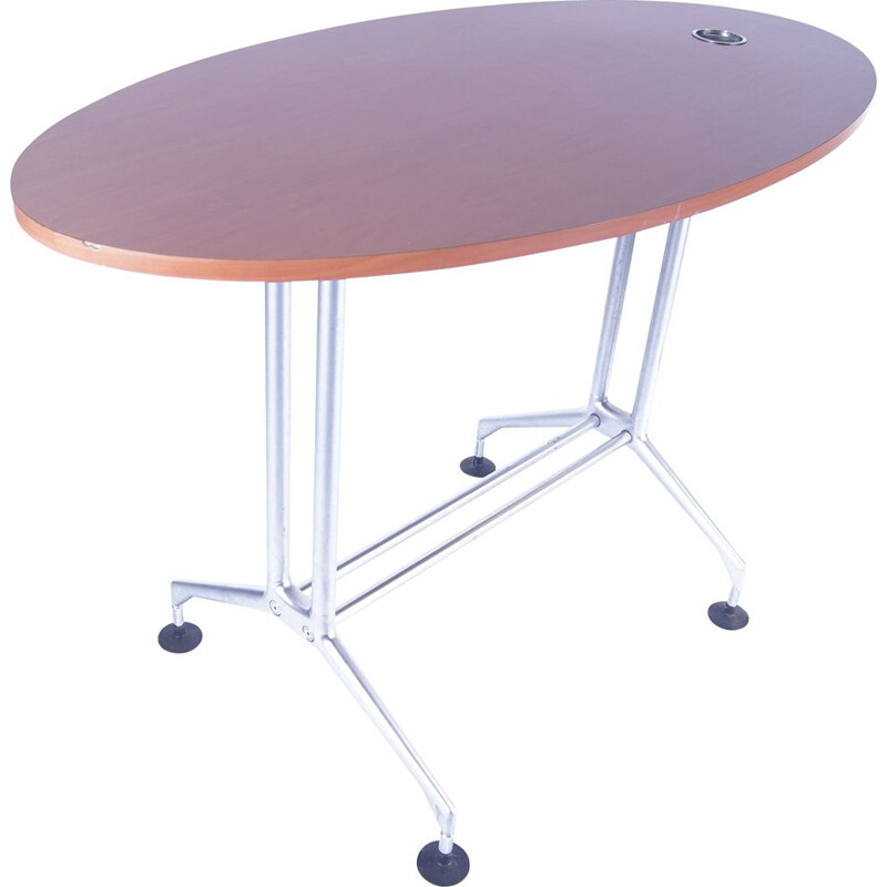 Vintage high stand table on alloy feet by Vitra Ad Hoc