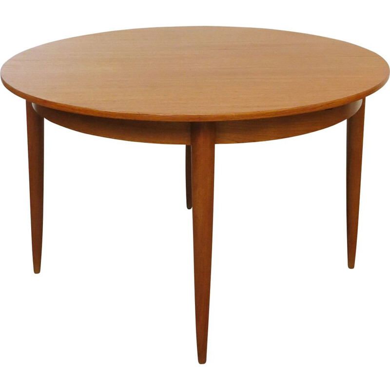 Vintage teak table with extensions, 1960