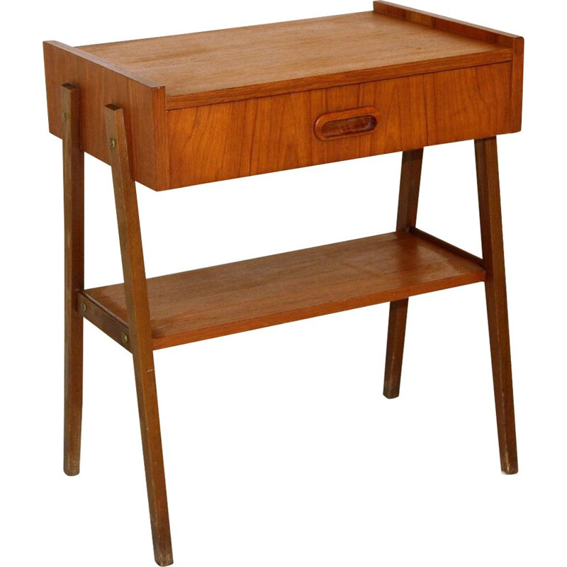 Vintage teak night stand, Sweden 1950