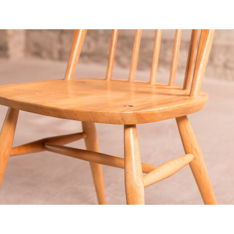 Set of 4 vintage Windsor Quaker chairs by Lucian Ercolani for Ercol, UK 1960
