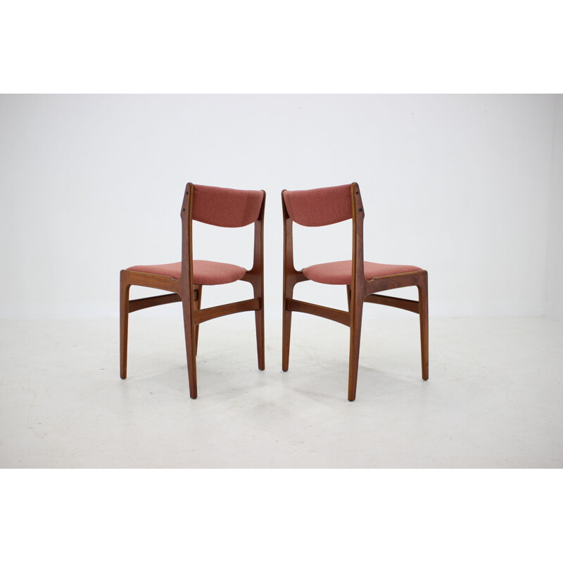 Set of 6 Danish vintage teak dining chairs, 1960s