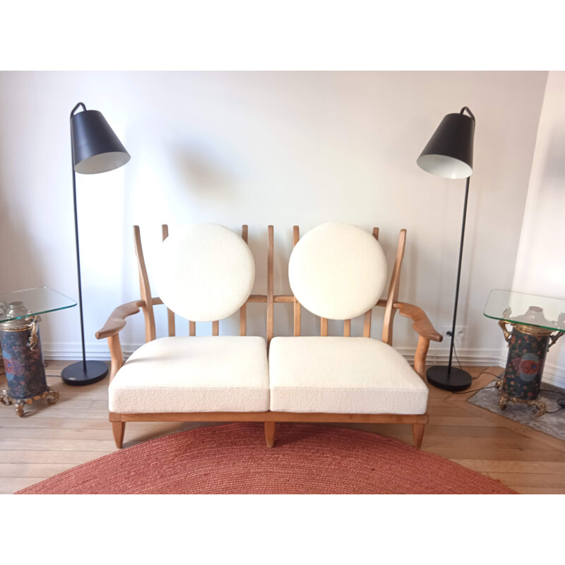 "Grand Repos" vintage sofa by Guillerme and Chambron