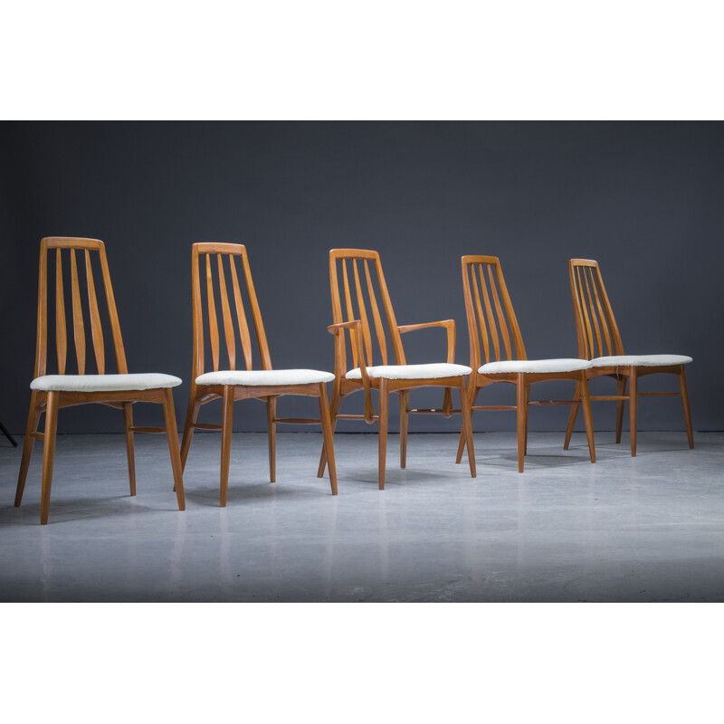 Ensemble de 5 chaises vintage par Niels Koefoed pour Hornslet Møbelfabrik, 1960