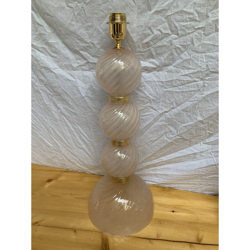 Pair of vintage lamps by Toso Murano, 1990