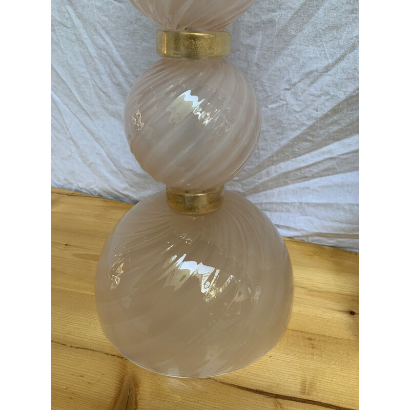 Pair of vintage lamps by Toso Murano, 1990