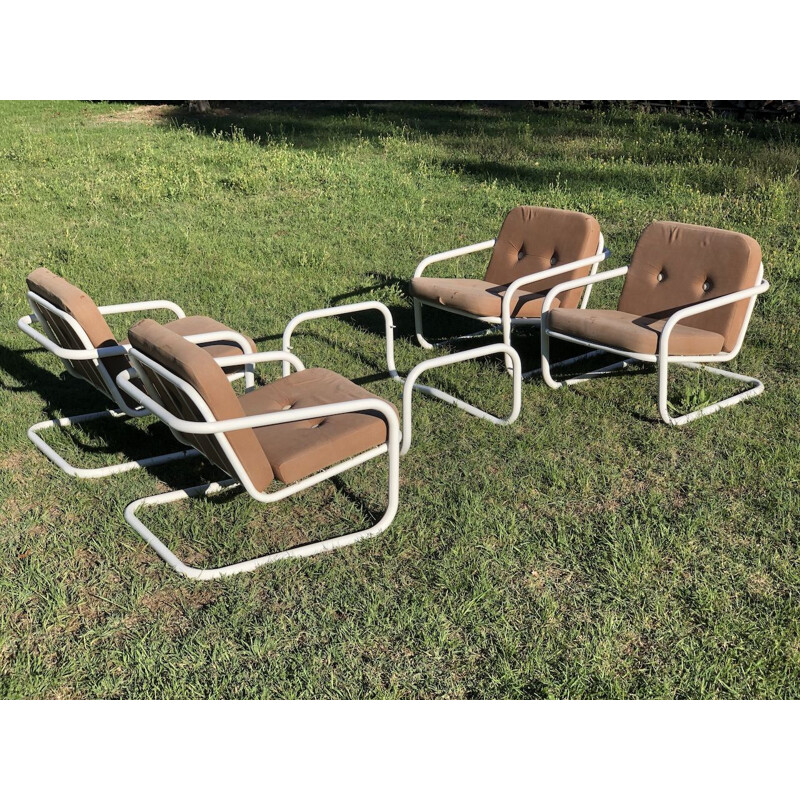 Vintage loungeset van Marc Berthier voor Prisunic, 1970