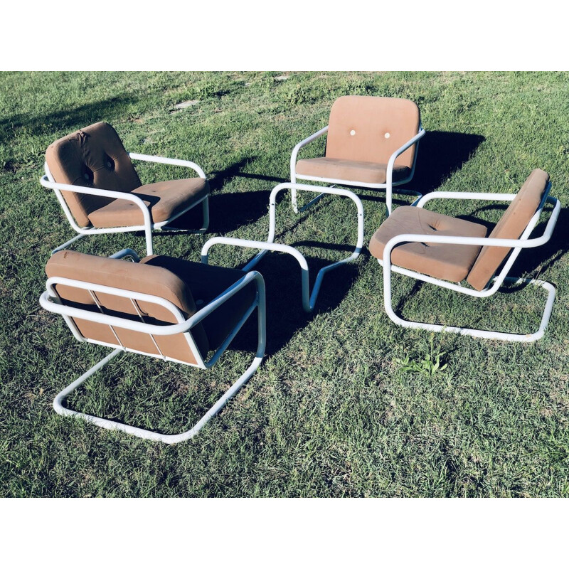 Vintage loungeset van Marc Berthier voor Prisunic, 1970