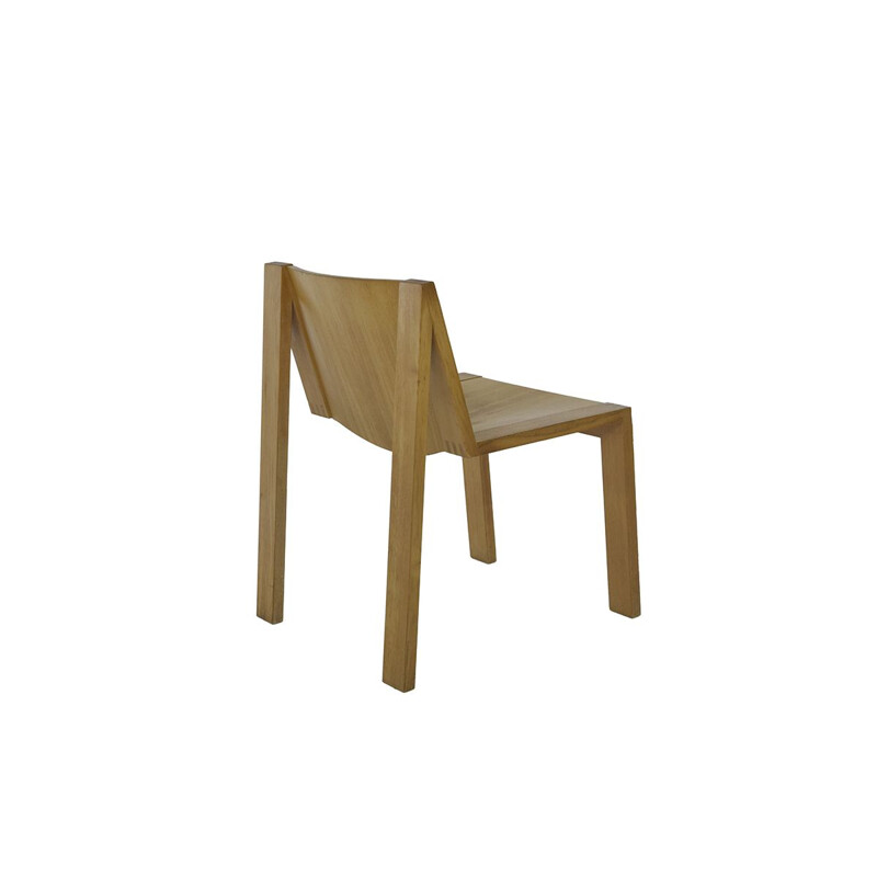 Ensemble de 6 chaises minimalistes vintage par Maizarac & Boonzaaijer pour Pastoe, 1970