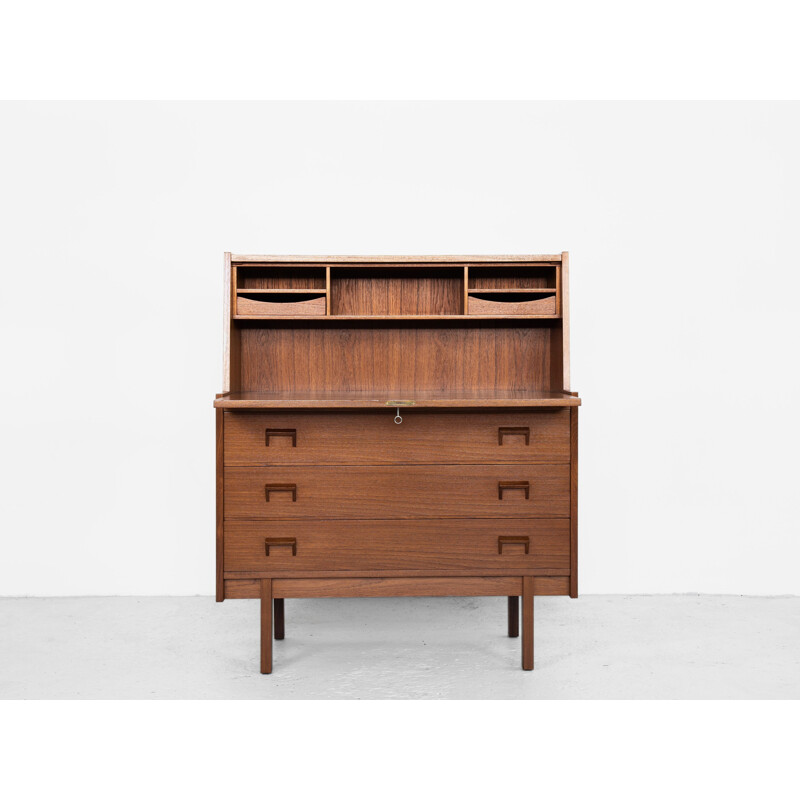 Mid century Danish secretary in teak, 1960s