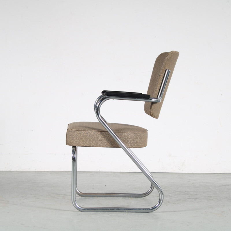 Vintage office armchair by Paul Schuitema for Fana, Netherlands 1950s
