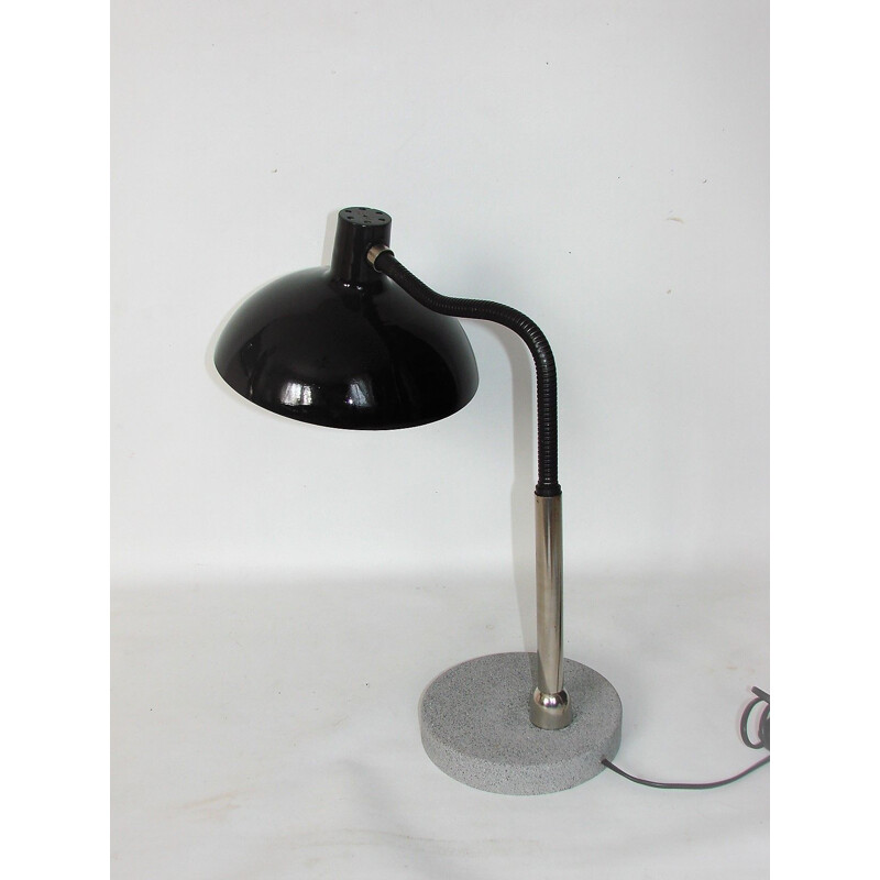 Vintage metal and aluminum desk lamp, 1960