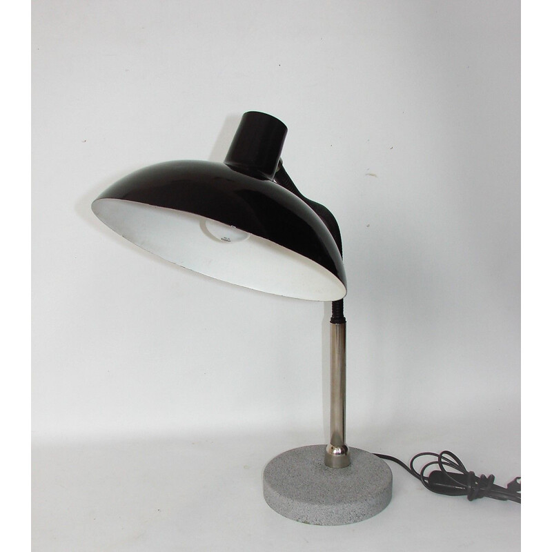 Vintage metal and aluminum desk lamp, 1960