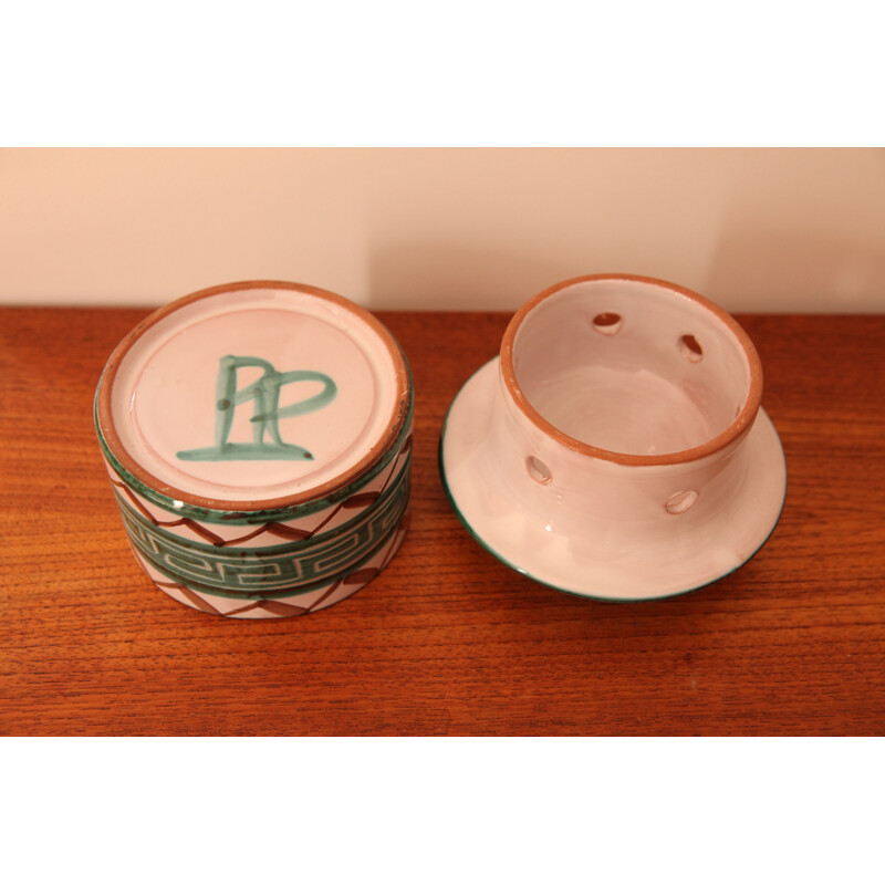 Vintage handle pot by Robert Picault