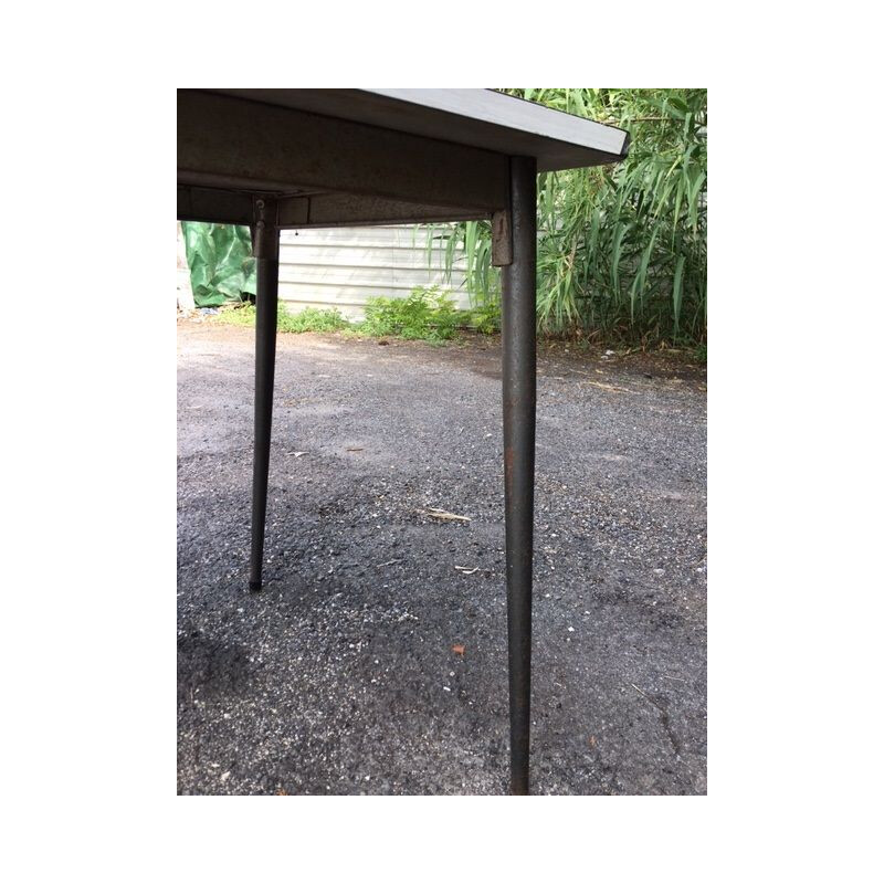 Table de cantine vintage en formica, 1960