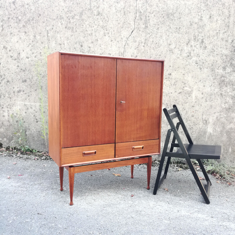 Scandinavian vintage teak cabinet, 1960