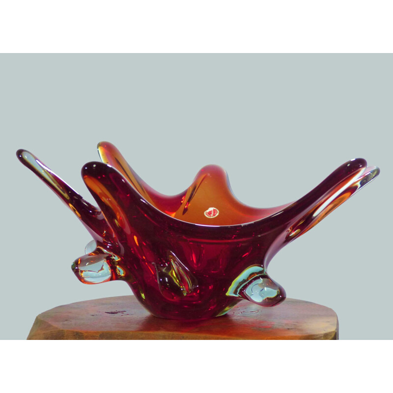 Taça de vidro Vintage Murano, 1960-1970