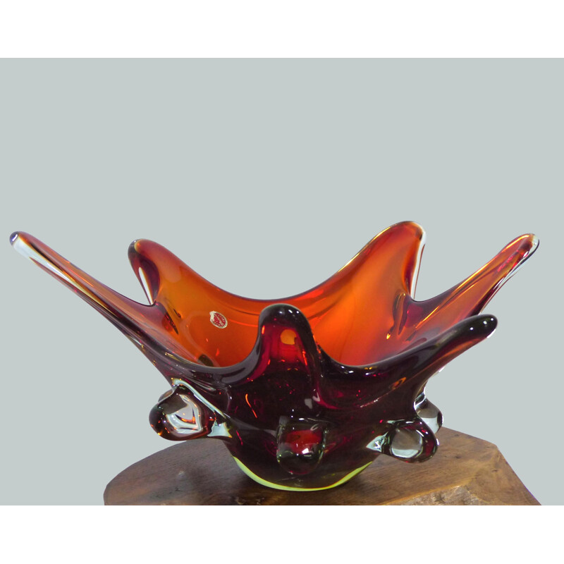 Vintage Murano glass bowl, 1960-1970