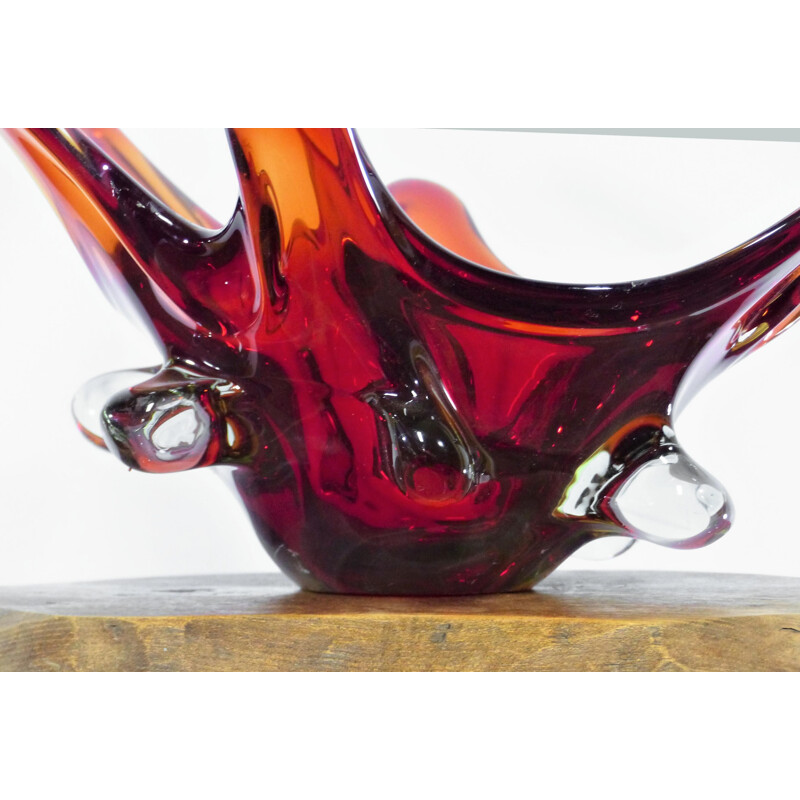 Coupe vintage en verre de Murano, 1960-1970