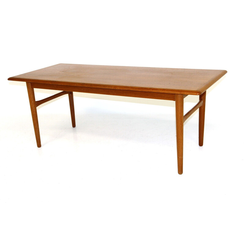 Table basse vintage en teck, Suède 1960