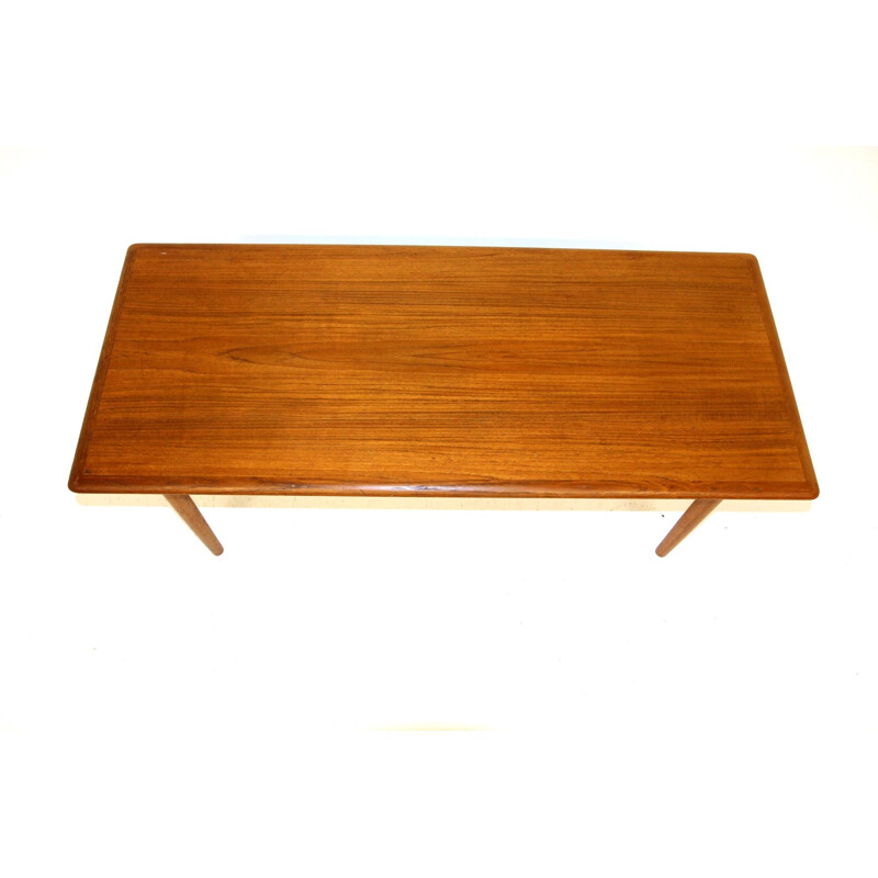 Table basse vintage en teck, Suède 1960