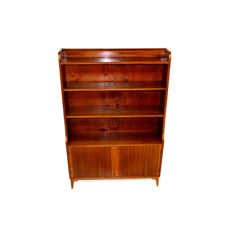 Vintage mahogany secretary, Sweden 1960