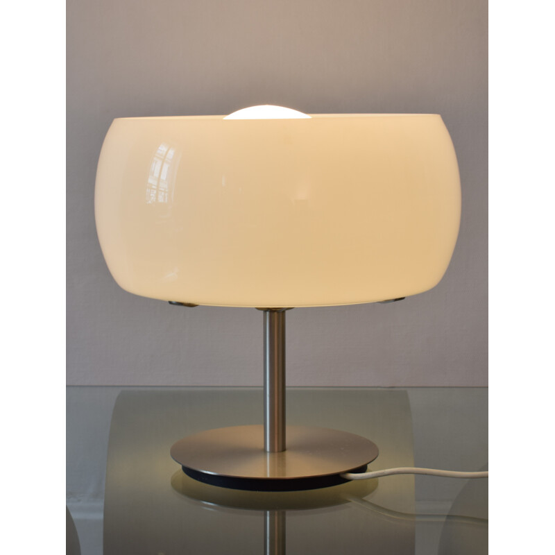 Erse table lamp in metal and opal glass, Vico MAGISTRETTI - 1960s