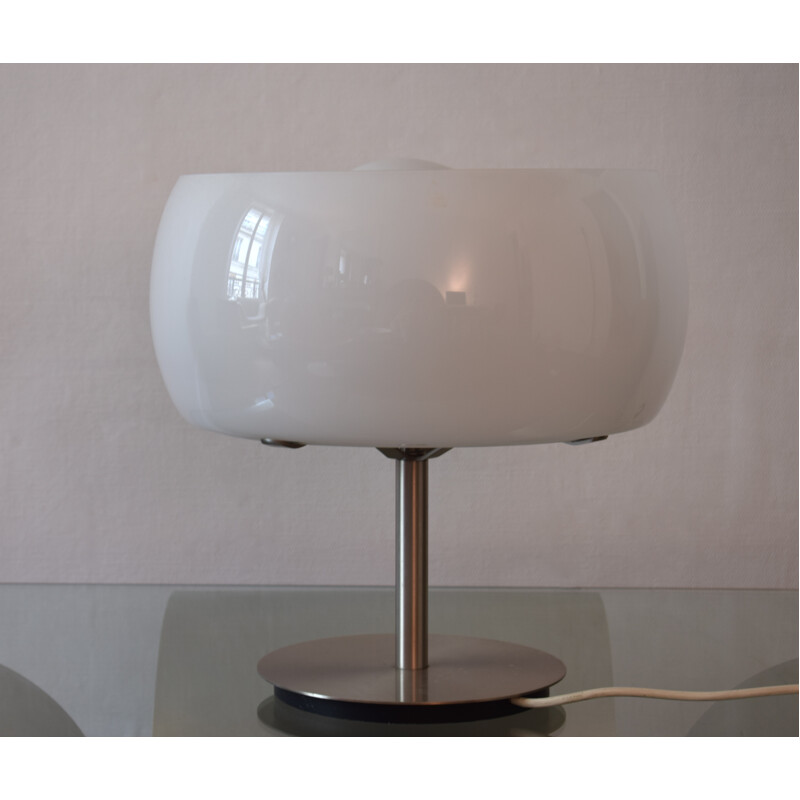 Erse table lamp in metal and opal glass, Vico MAGISTRETTI - 1960s