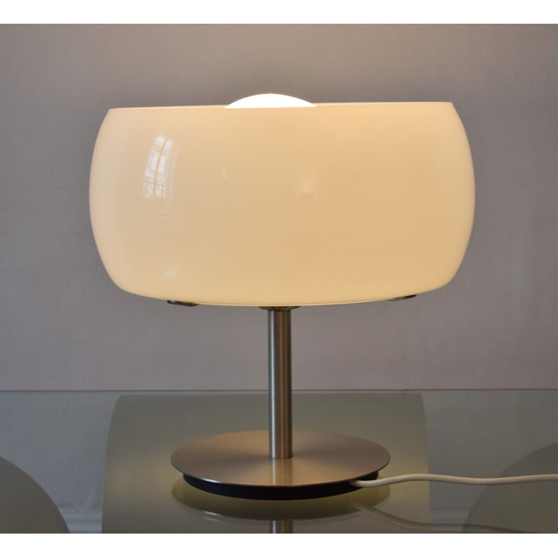 Erse table lamp in metal and opal glass, Vico MAGISTRETTI - 1960s
