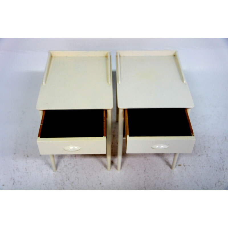 Pair of vintage night stands by Carlström, Sweden 1960