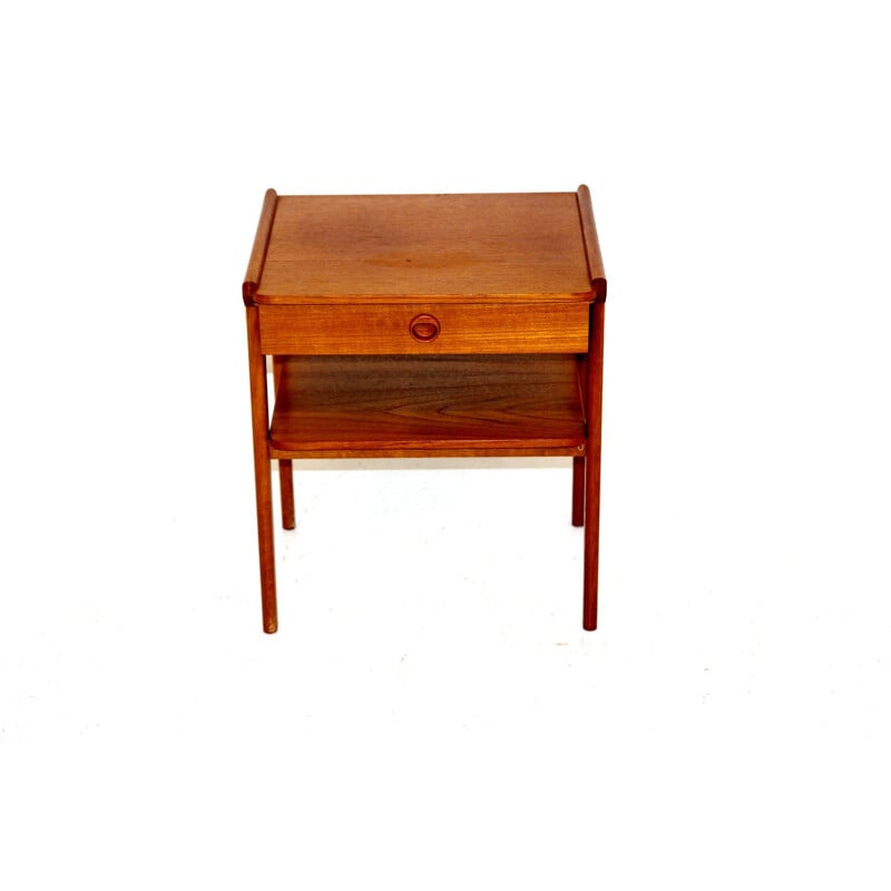 Vintage teak and oakwood night stand, Sweden 1960