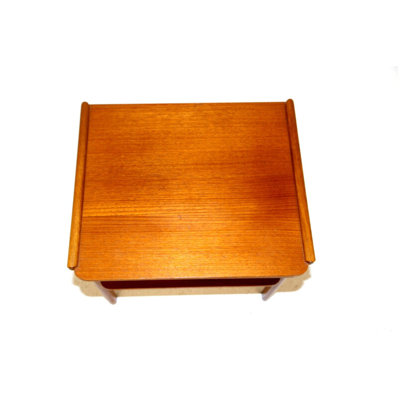 Vintage teak and oakwood night stand, Sweden 1960