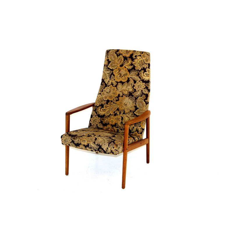 Scandinavian vintage teak armchair, Sweden 1960