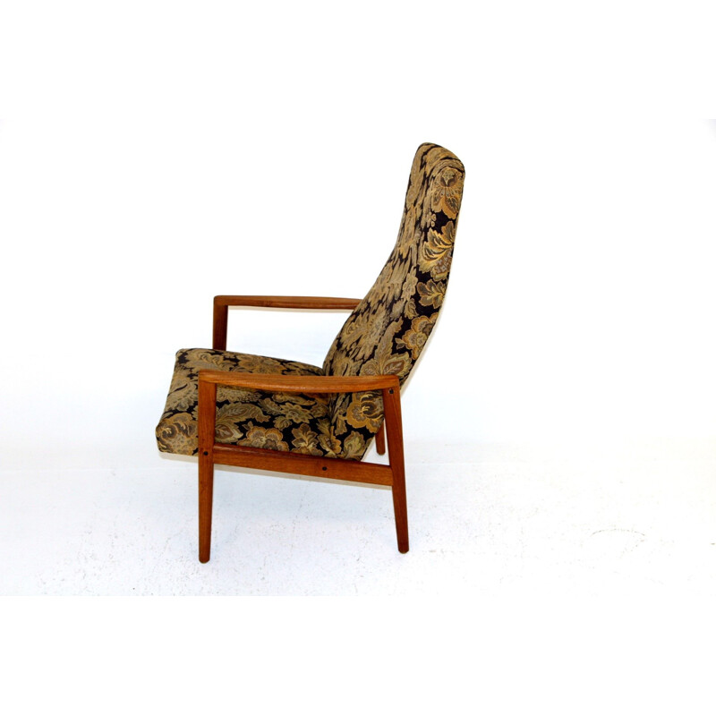 Scandinavian vintage teak armchair, Sweden 1960