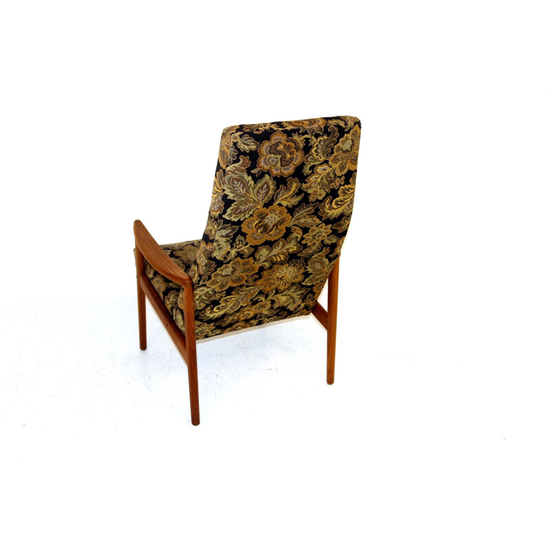 Scandinavian vintage teak armchair, Sweden 1960