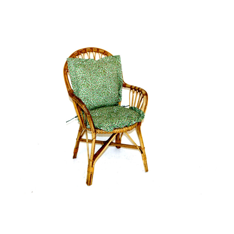 Vintage rattan armchair, Sweden 1960