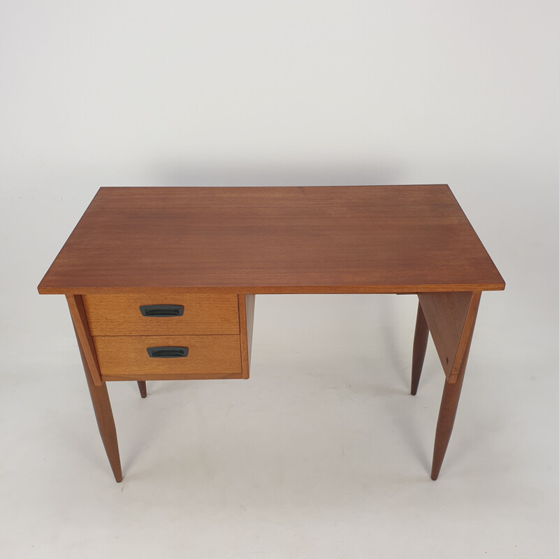Danish mid century desk in teak, 1960s