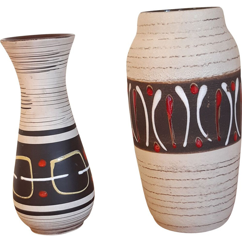 Vintage-Vasenpaar, Westdeutschland